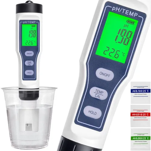 Електронен LED тестер за вода PH и Температура, Висок клас | Iguana.bg 1