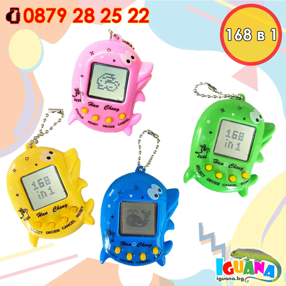 РЕТРО Тамагочи дигитален, домашен любимец, 168 в 1, Tamagotchi | Iguana.bg 8