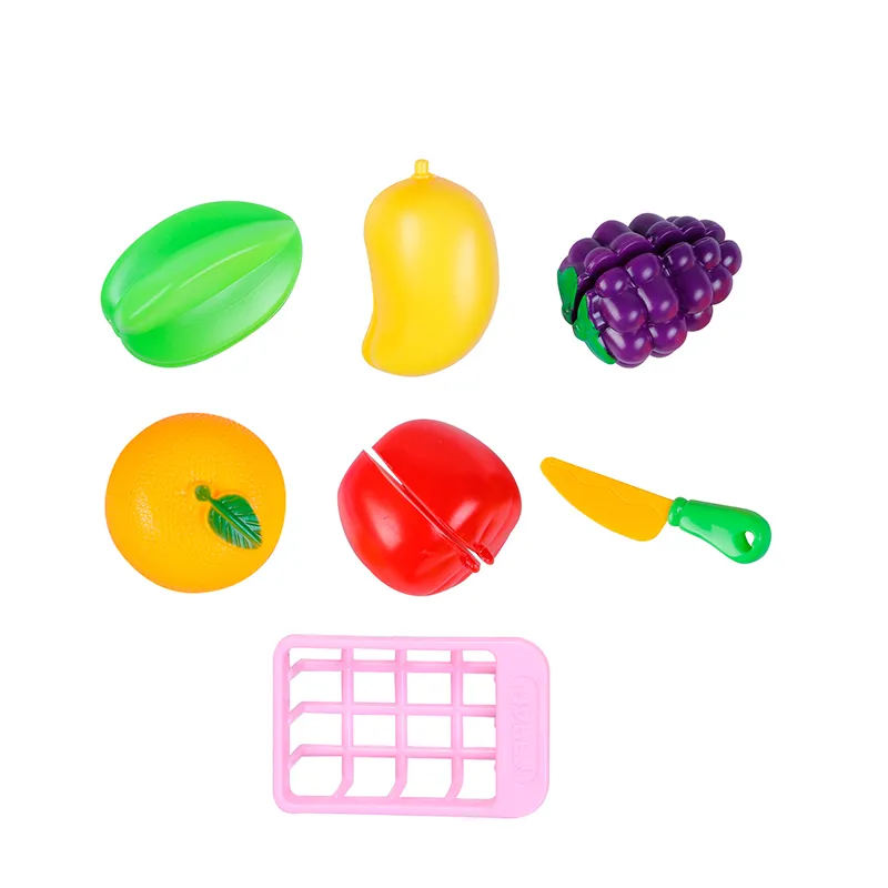 Детски комплект от 5 плодчета за рязане, ножче и сушилник, 7 части 2