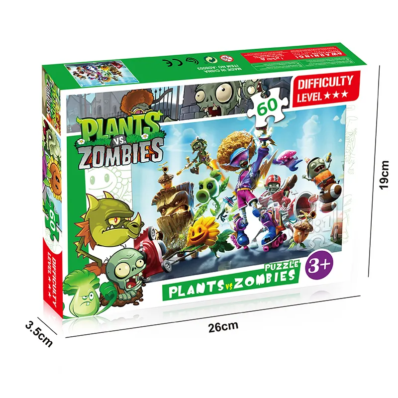 Детски пъзел Plants vs. Zombies, 60 части 3