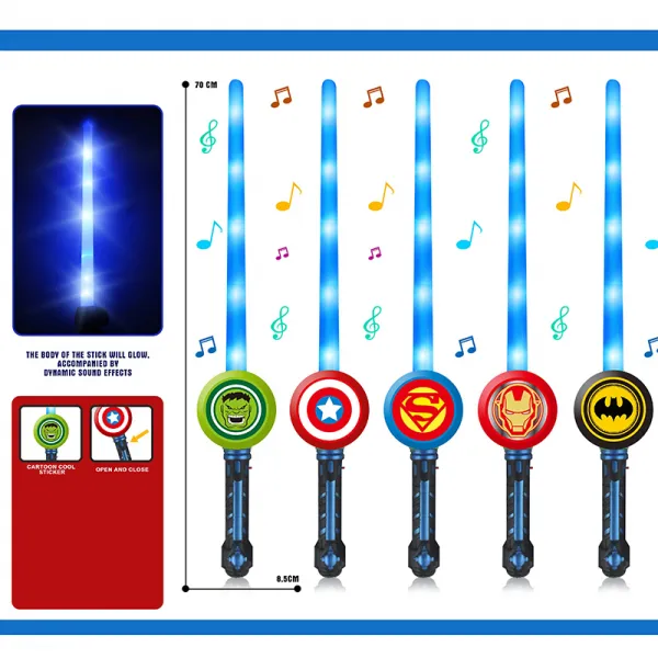 Голям меч на Супергерой, светлинни и звукови ефекти, 70см 1