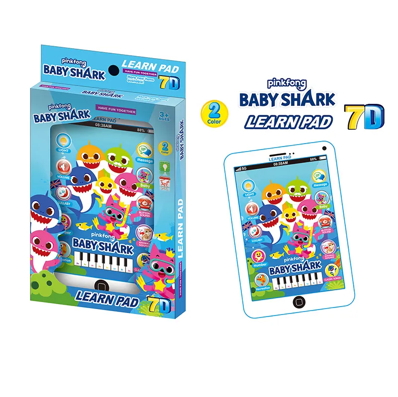 Детски таблет Baby Shark, звукови и светлинни ефекти 2