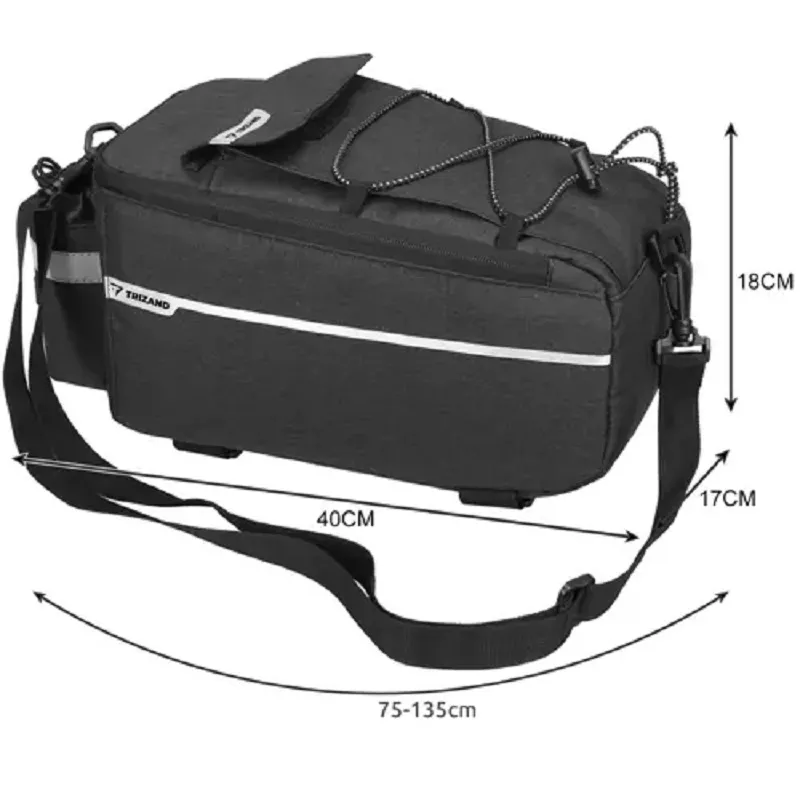Хладилна чанта за велосипед, 9 литра, подвижна презрамка  | Iguana.bg 8
