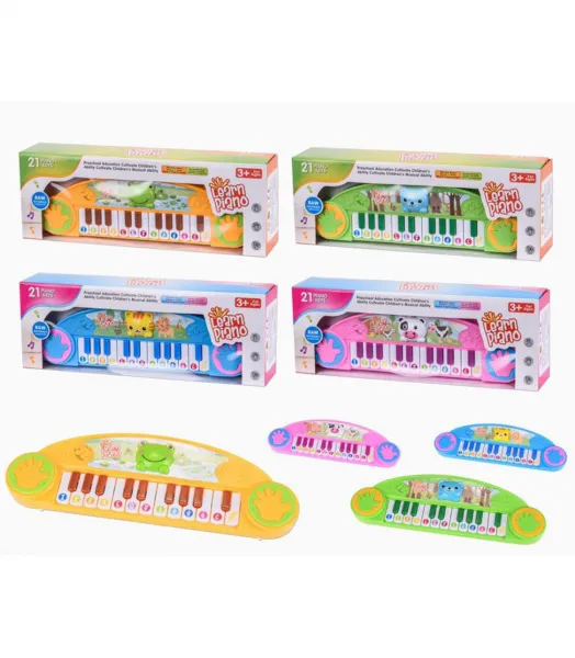 Детско електронно пиано с животинче, 21 клавиша