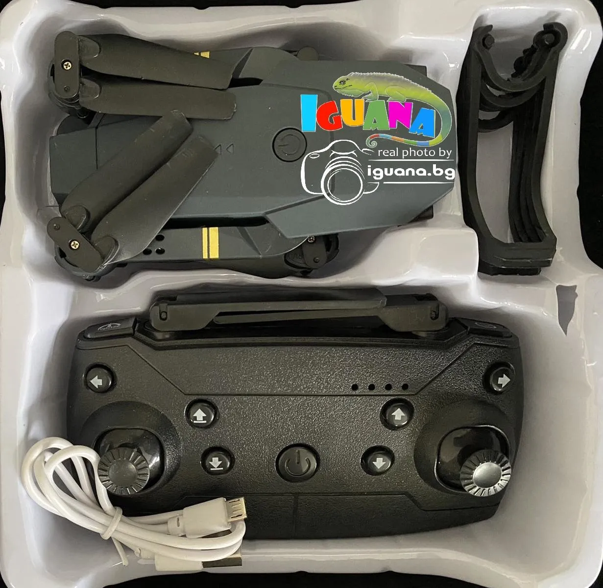 Сгъваем мини ДРОН 998 Pro с 4К камера WiFi връзка за начинаещи пилоти Micro Foldable Drone Set 14