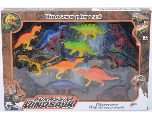 Комплект Динозаври, 12бр в подаръчна кутия