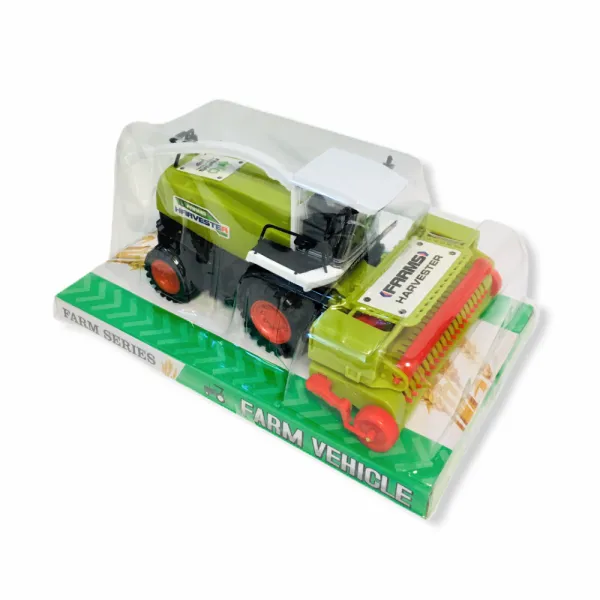 Детски комбайн с хедер, реалистична селскостопанска машина