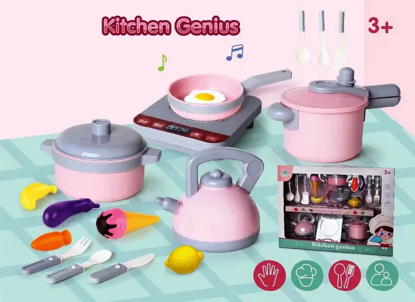 Кухненски комплект за готвене, 16 части 