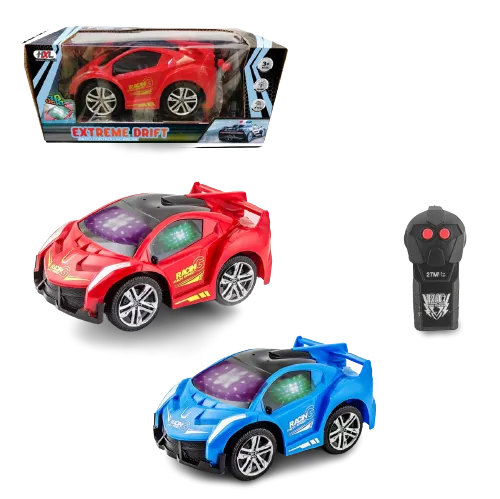 Спортна кола с дистанционно управление и 3D светлини, два цвята 1