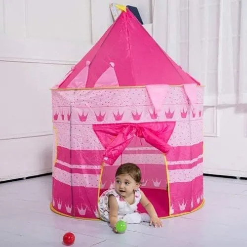 Детска Розова Палатка тип Замък 105 x 135 см 17