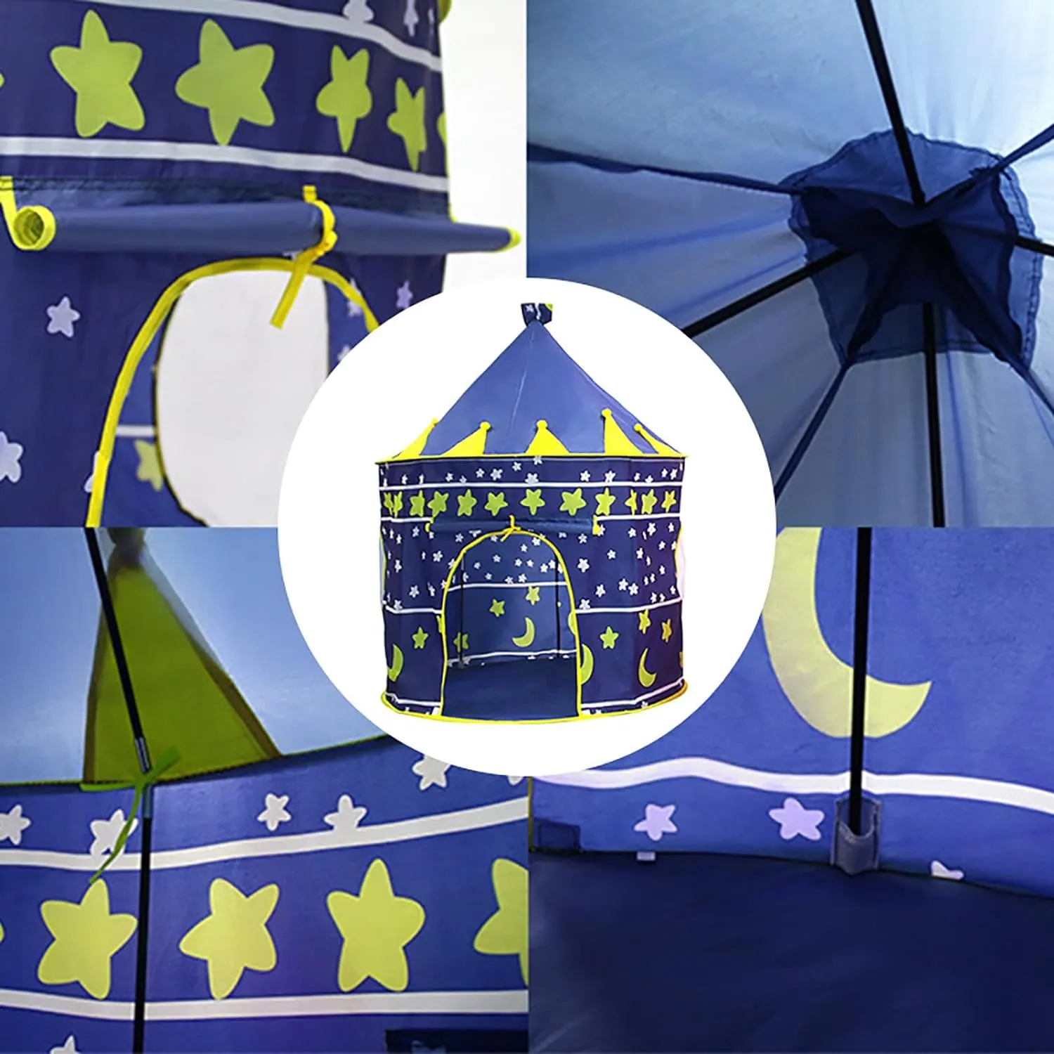 Детска Синя Палатка тип Замък 105 x 135 см | Iguana.bg 18
