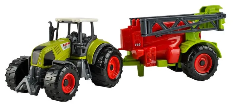 Детски фермерски комплект 6в1 трактори с ремаркета 3