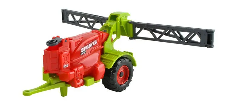 Детски фермерски комплект 6в1 трактори с ремаркета 12