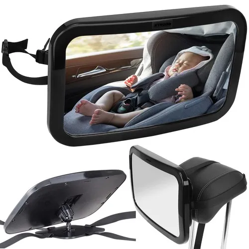 Огледало за бебе в кола, обратно задно виждане за наблюдение на дете в автомобил 20