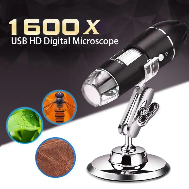 USB Цифров микроскоп, 1600 пъти увеличение 24