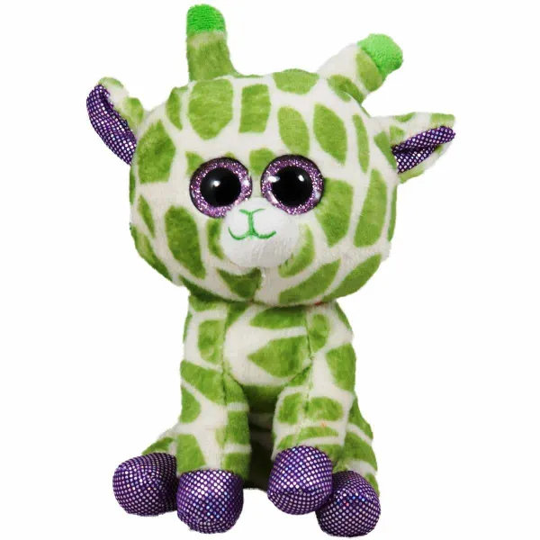   Бебешка дрънкалка жирафче, 18см, Зелен