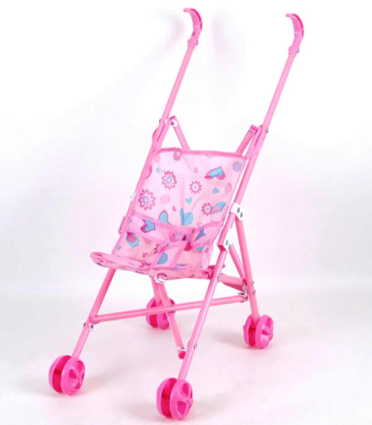 Детска бебешка количка за кукли, Розова