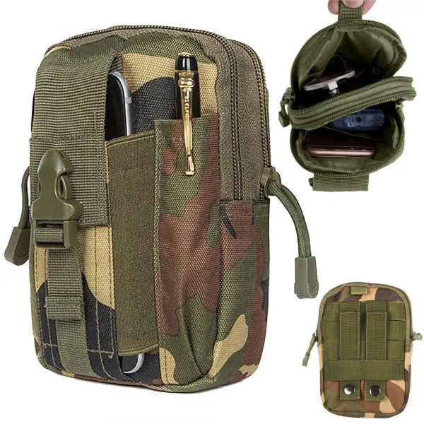 Чанта за колан, тактическа за лов, спорт, катерене, камуфлаж военен 1