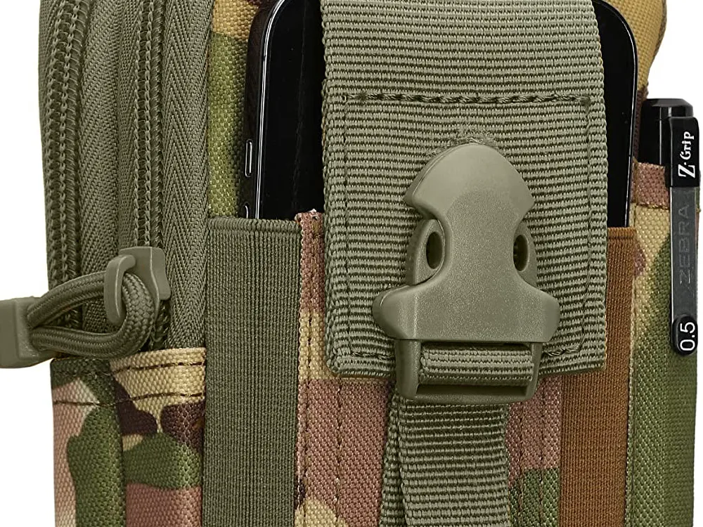 Чанта за колан, тактическа за лов, спорт, катерене, камуфлаж военен 2
