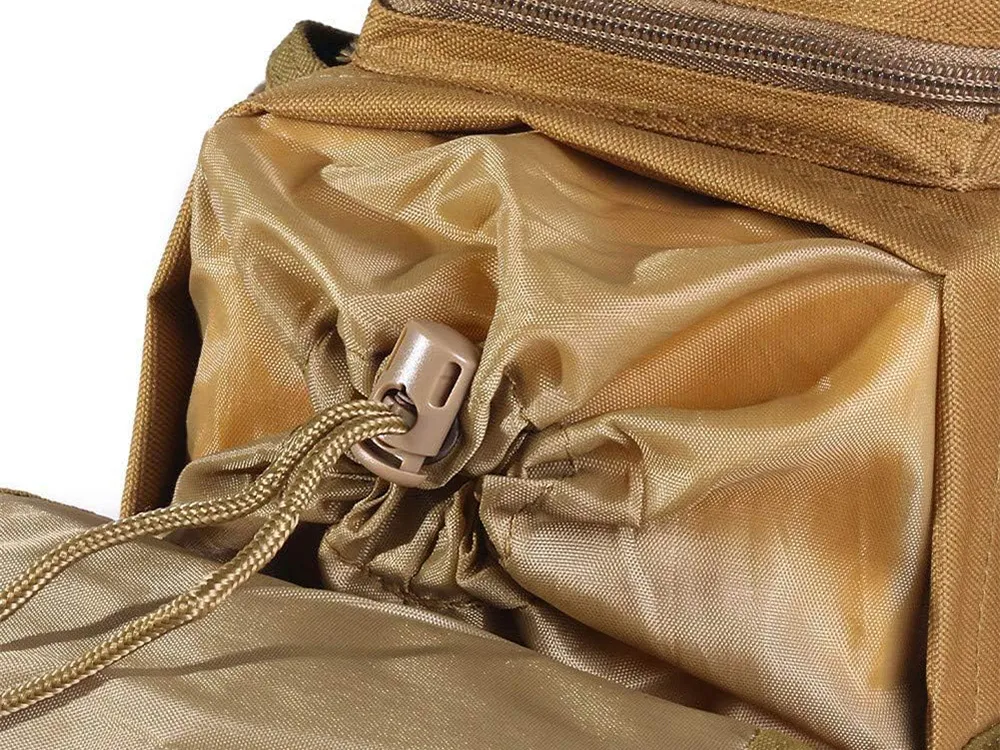 Тактическа чанта за кръст и крак, военна с 6 джоба 5