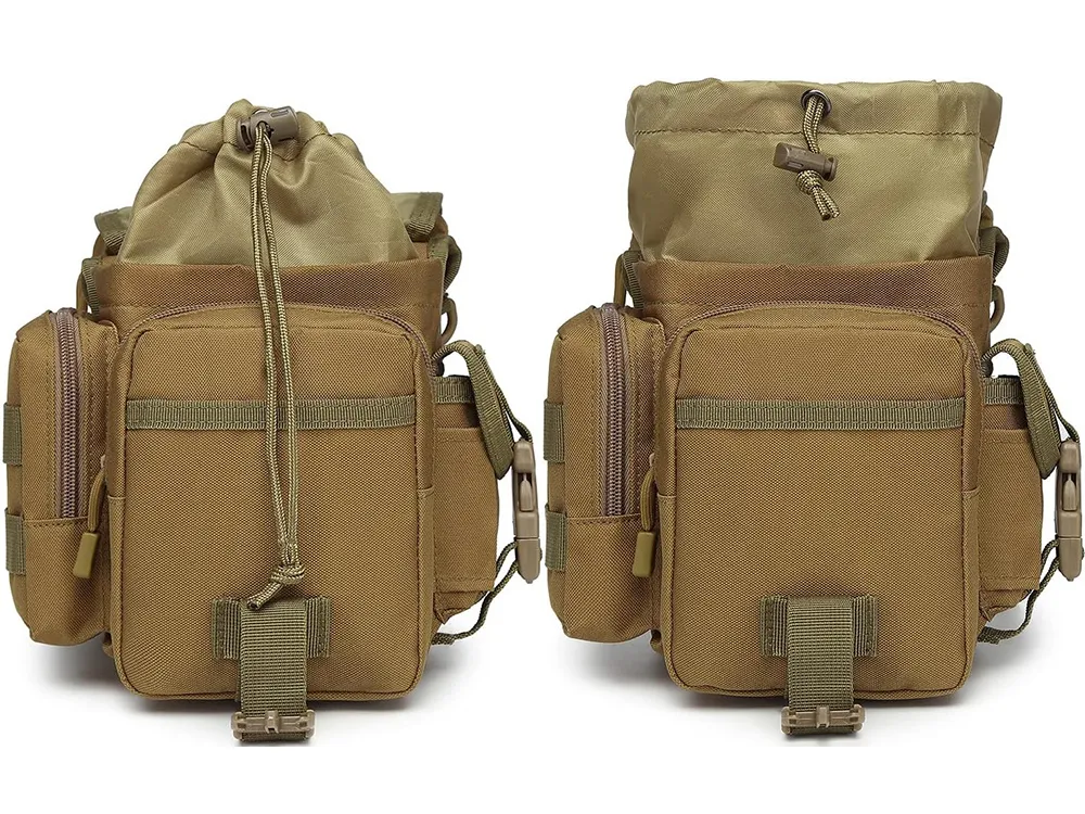 Тактическа чанта за кръст и крак, военна с 6 джоба 8