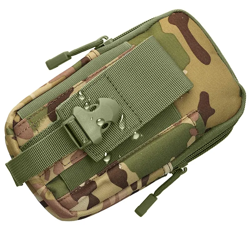 Чанта за колан, тактическа за лов, спорт, катерене, камуфлаж военен 4