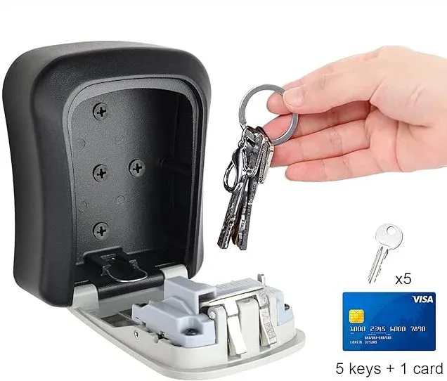 Kутия за ключове с код метална, сейф, Airbnb, Booking, гараж 8