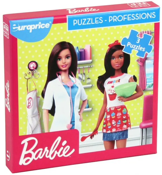 Пъзел Барби 3 в 1 Barbie professions 1