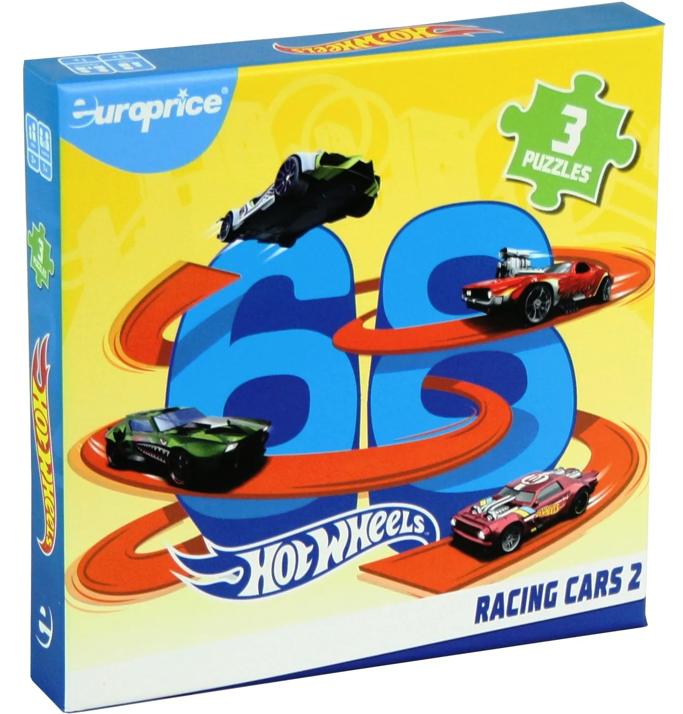 Пъзел 3 в 1 Hot Wheels - 2 1