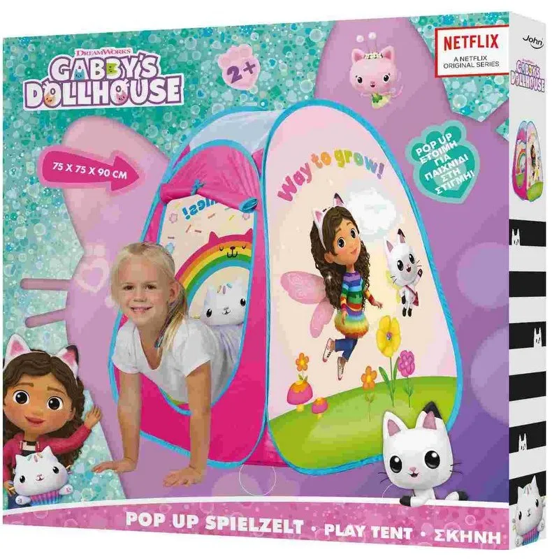 Детска палатка Gabby's Dollhouse 75х75х90см Къщата за кукли на Габи 5