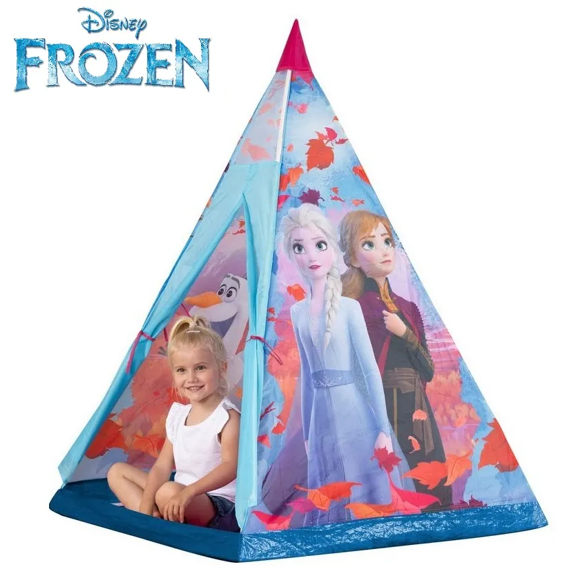 Детска палатка Frozen вигвам 100х100х140см типи Замръзналото кралство 1