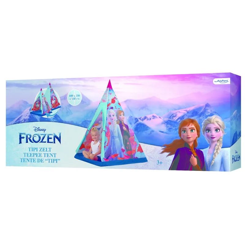 Детска палатка Frozen вигвам 100х100х140см типи Замръзналото кралство 7