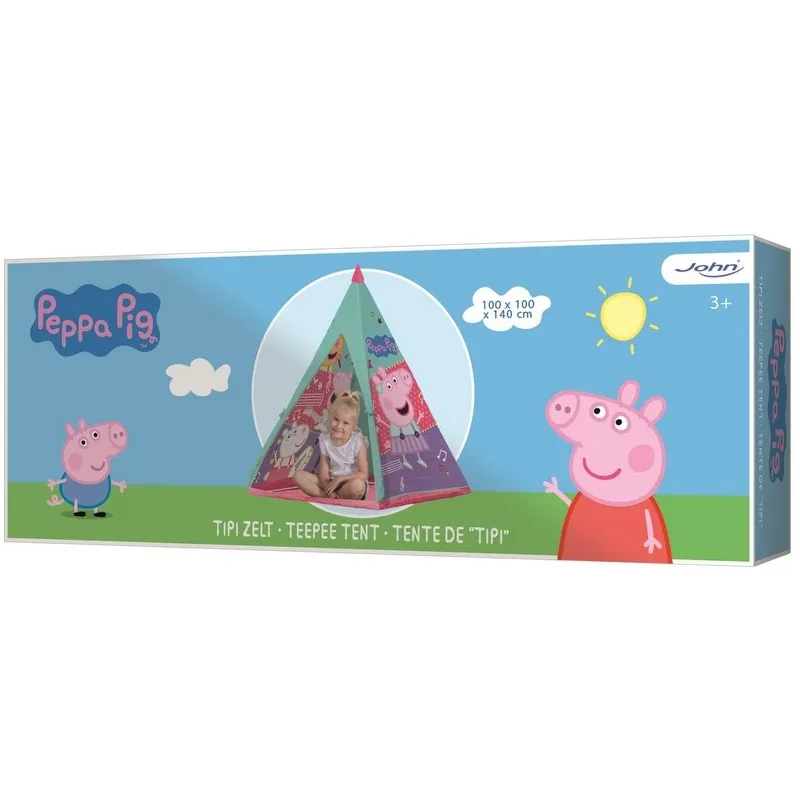 Детска палатка Peppa Pig вигвам 100х100х140см типи Пепа Пиг 7