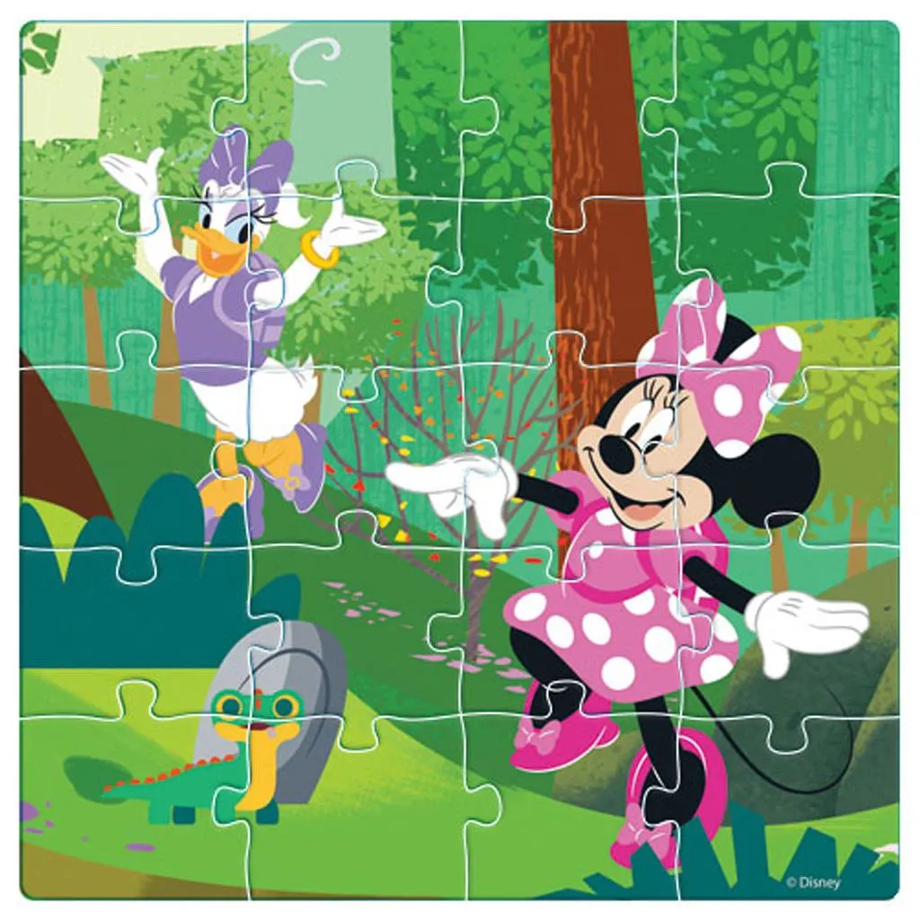 Магнитен пъзел Мики и Мини Маус, 3в1, 60 части, Mickey & Minnie Mouse 4