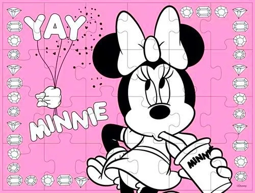 Пъзел Disney Minnie Mouse 4in 1, Дисни Мини Маус 4 в 1 3