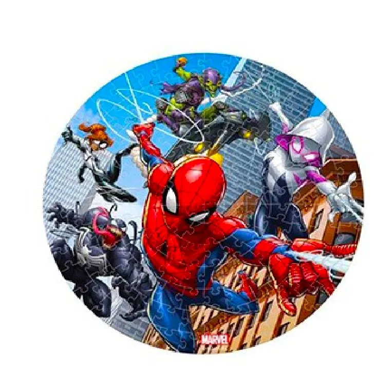 Пъзел 150 елемента, Кръгъл, Spider - Man, Спайдермен 3