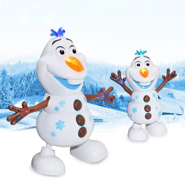 Танцуваща фигурка Олаф със светлини и музика Olaf Frozen 10