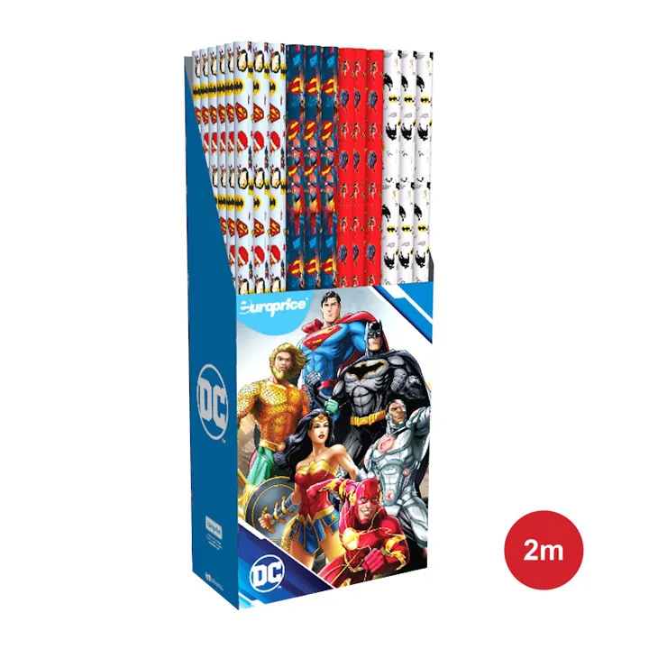 Опаковъчна, подаръчна хартия DC Super heroes 70 х 200 см.  1