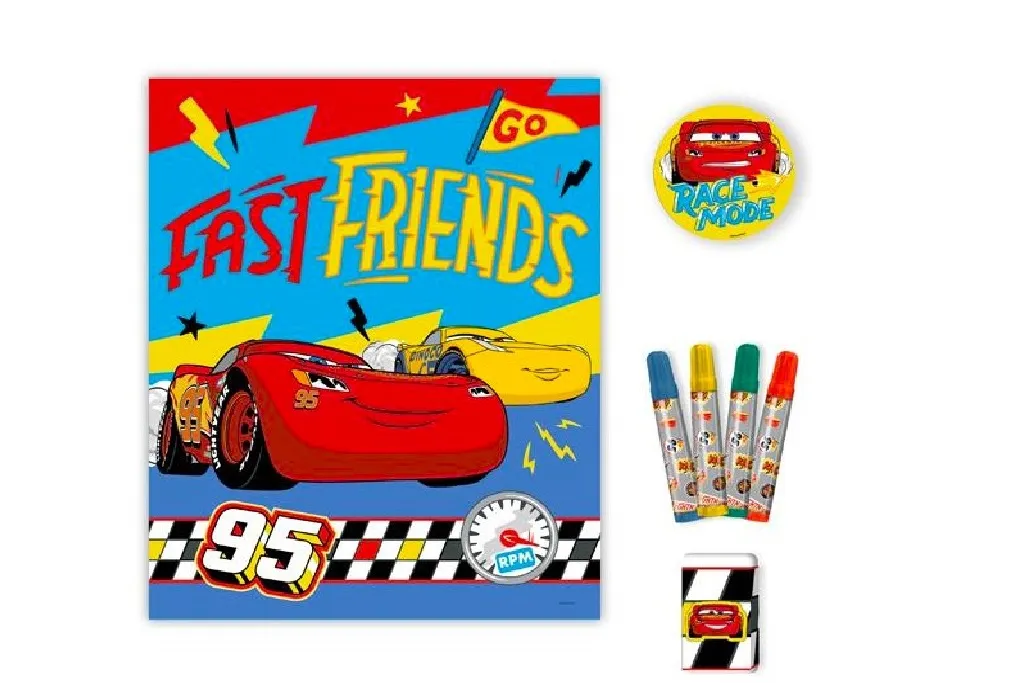 Комплект за оцветяване Disney Cars, Колите 30 части 4