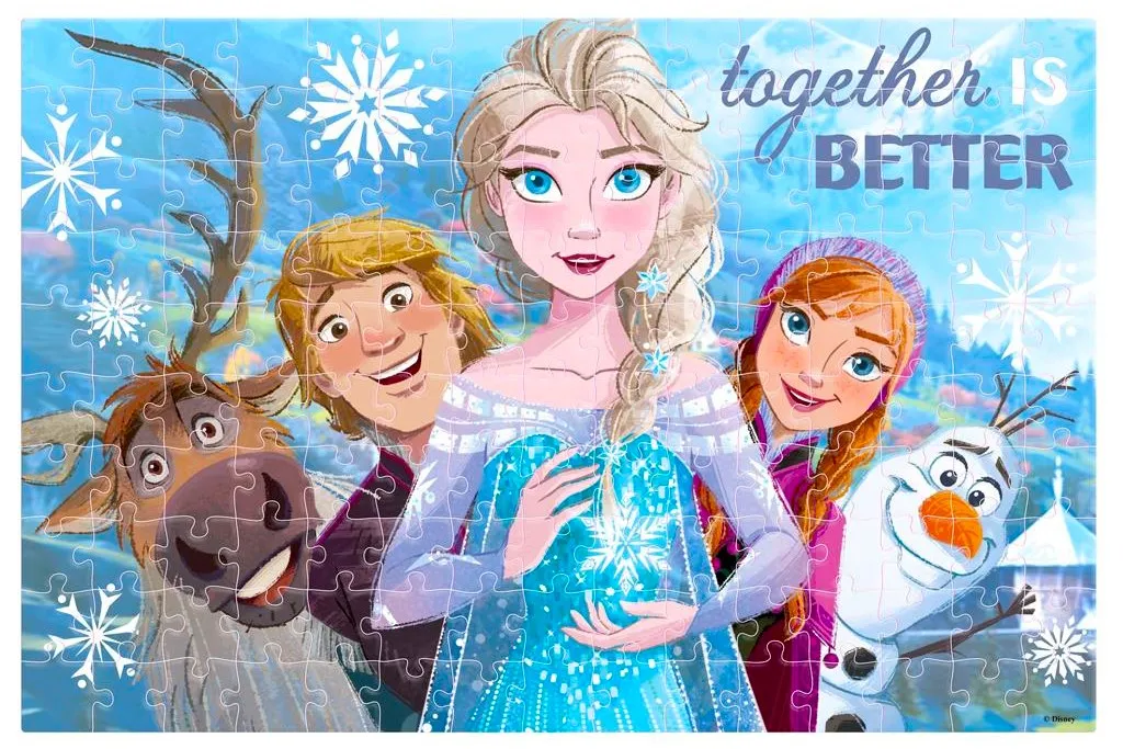 Пъзел  150 елемента с 3D ефект Фроузен, Disney Frozen 3