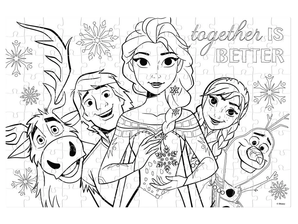 Пъзел  150 елемента с 3D ефект Фроузен, Disney Frozen 5