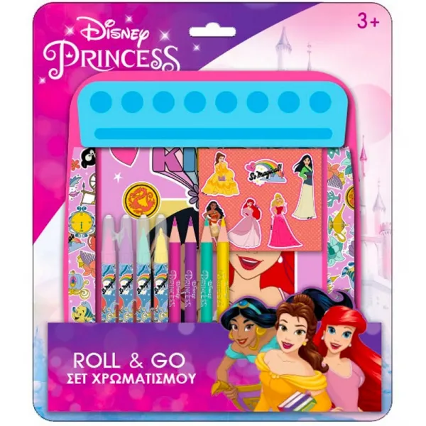 Комплект за оцветяване на Disney Princess Roll & Go, Дисни принцеси 1