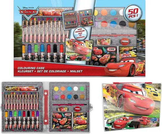 Kомплект за оцветяване Disney Cars, Колите, 50 части  1