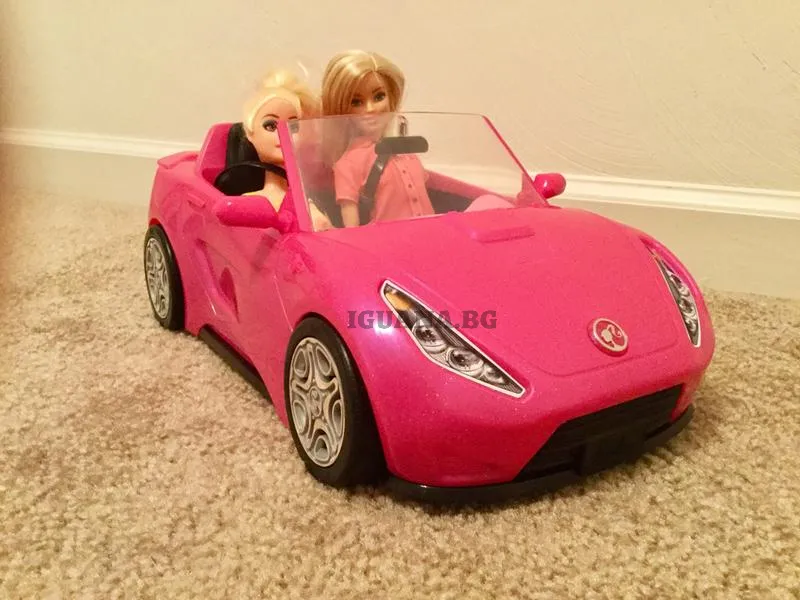 Кола за кукли Барби - кабрио автомобил BARBIE  7