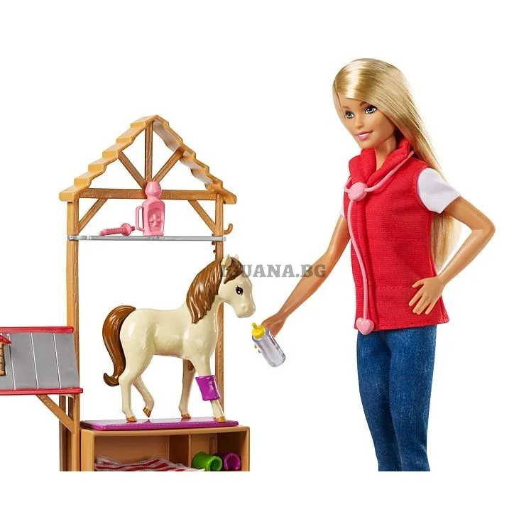 Кукла Barbie Барби - Ветеринарка във фермата 3