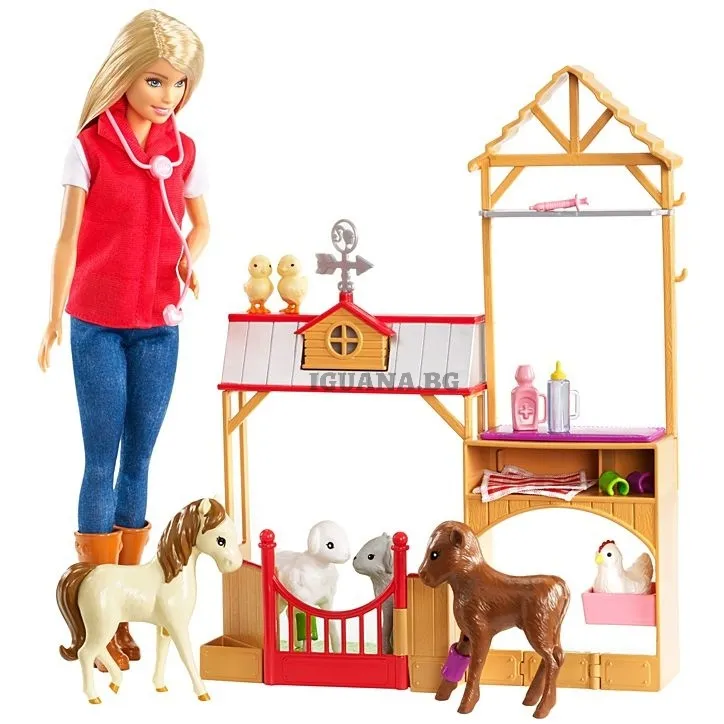 Кукла Barbie Барби - Ветеринарка във фермата 5