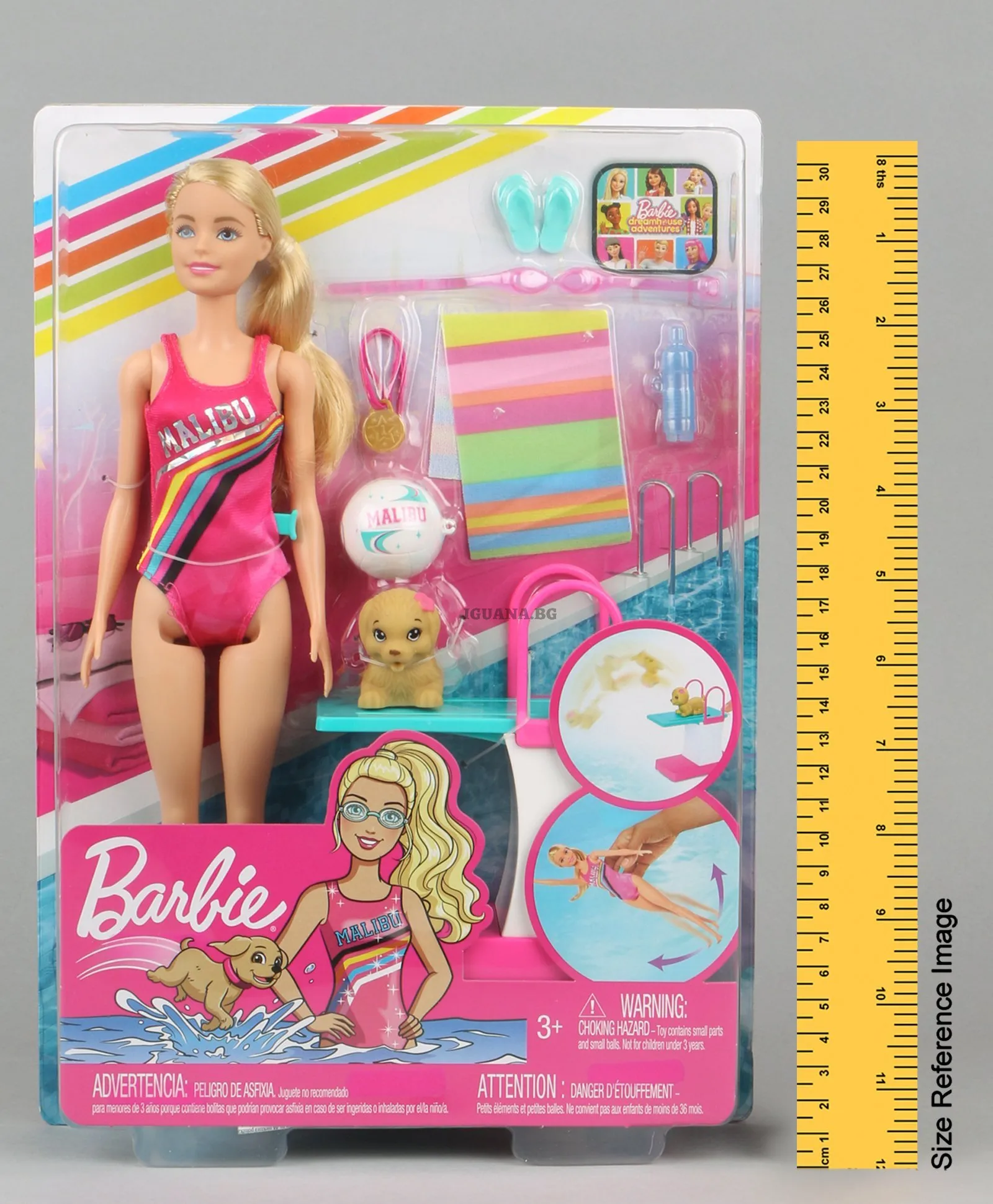 Кукла Barbie Барби - Плувкиня с домашния си любимец 4