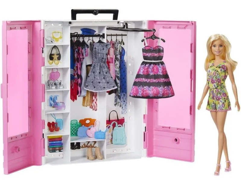 Кукла Барби Barbie - Комплект Гардероб с рокли и аксесоари 4
