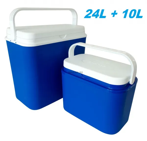 Комплект хладилни кутии, пасивни, ATLANTIC, 24+10 L, Син 1