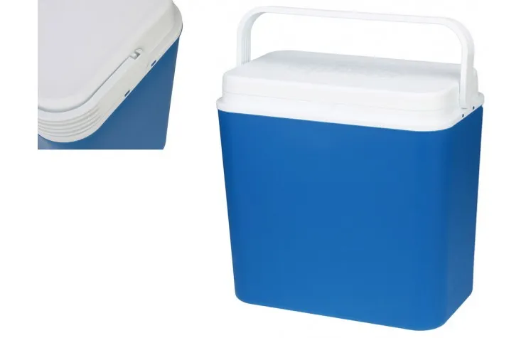 Хладилна кутия 24 L, Пасивна, за храна напитки на плаж, къмпинг и риболов, Синя | IGUANA.BG 4